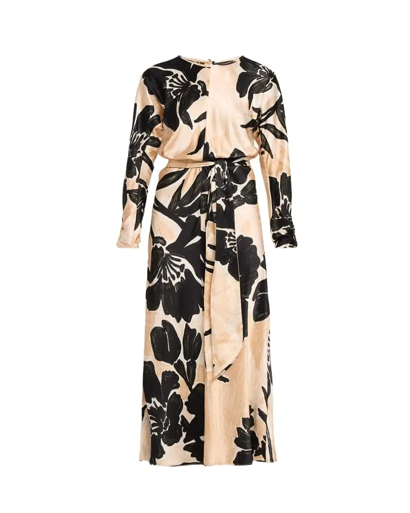 Cara Cara Montgomery Silk Midi Dress