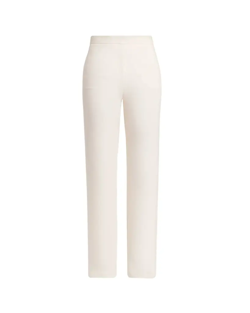 Valentino Garavani Silk Straight Trousers