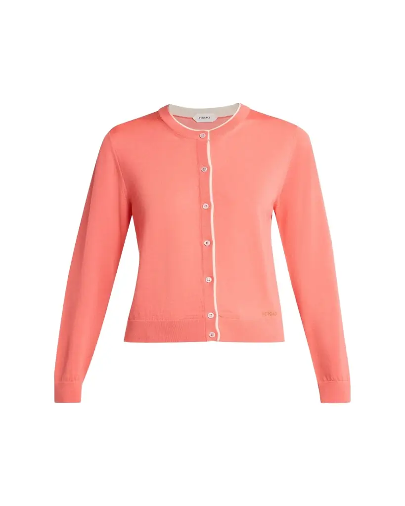 Versace Fine Wool Cardigan