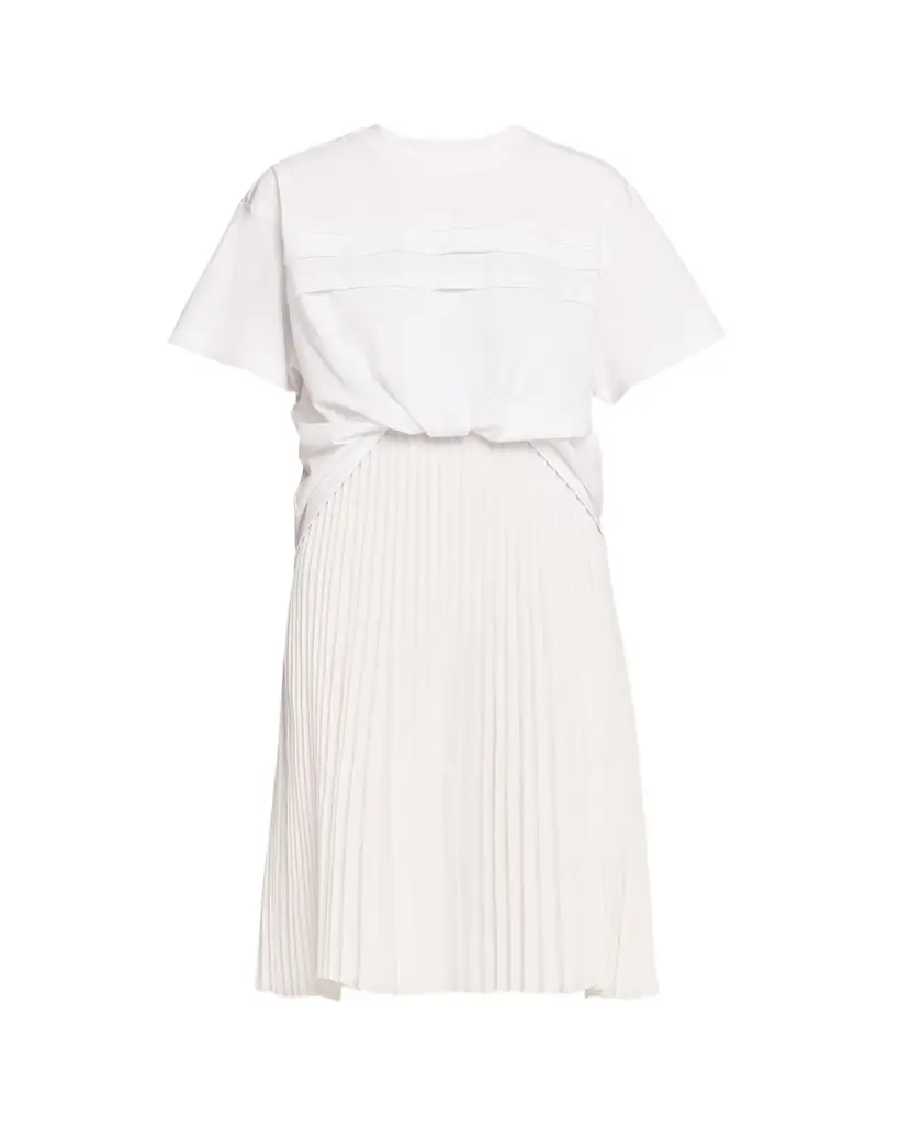 3.1 Phillip Lim French-Tuck T-Shirt Combo Dress