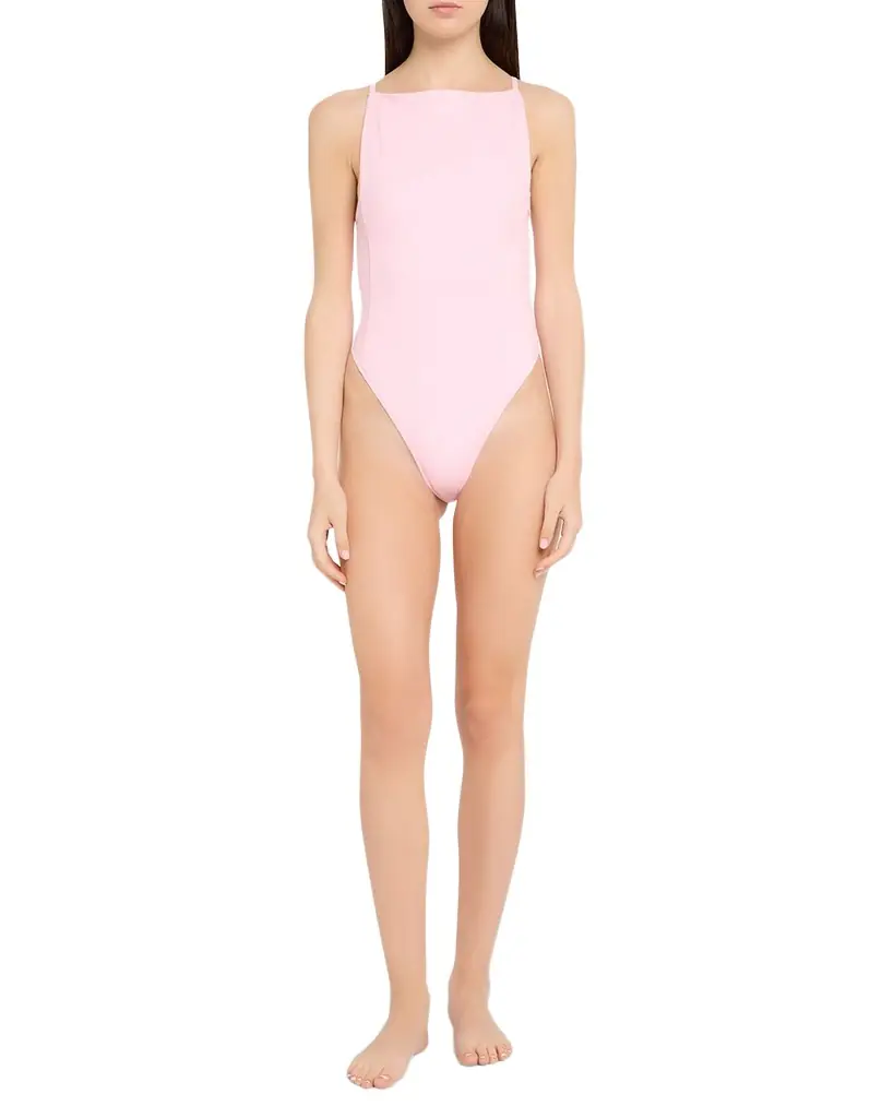 Jacquemus The Sole Open-Back One-Piece Swimsuit
