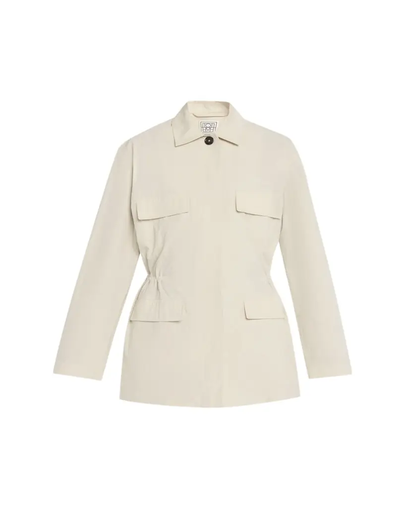 Toteme Collared Drawstring Jacket