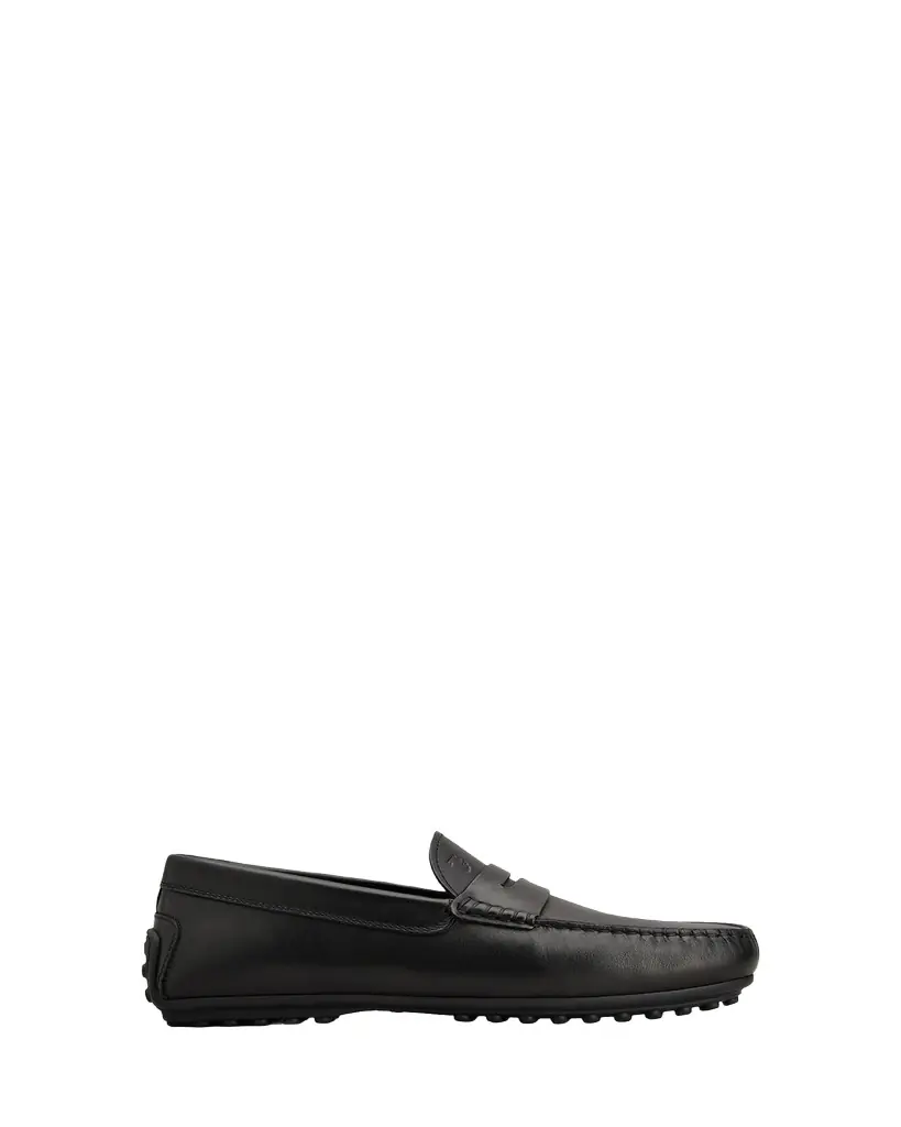 Tod's Men's Leather Moc-Toe Penny Loafers