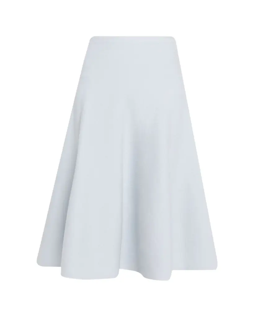 Brandon Maxwell Miller Structured Wool Midi Skirt
