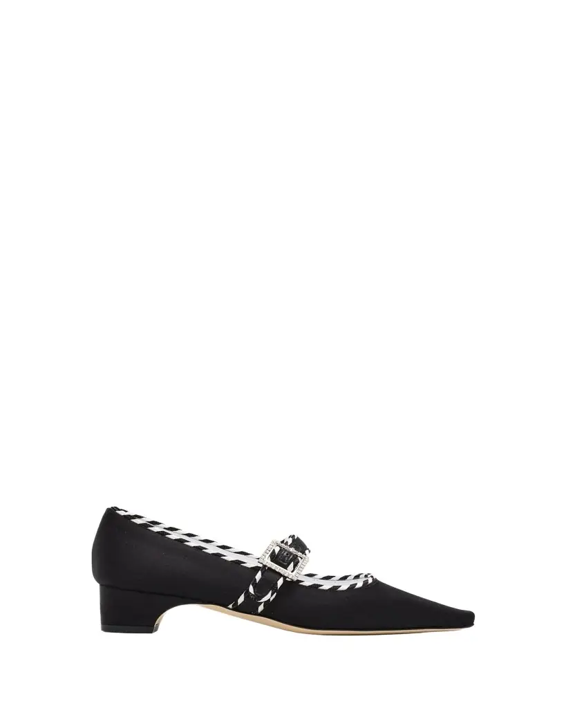 Manolo Blahnik 30mm Zaera Satin Mary Jane Pumps - Women's Shoes