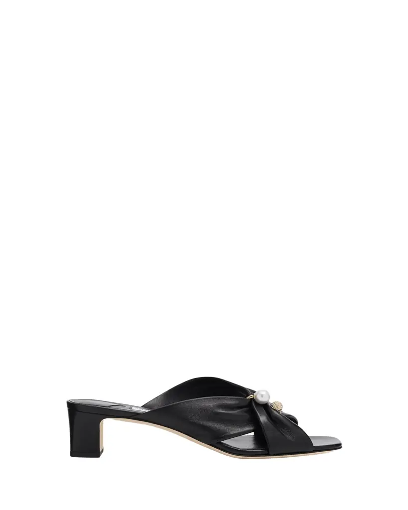 Jimmy Choo 45mm Rafi Leather Mules