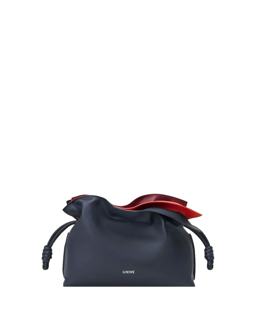 Loewe Flamenco Layered Leather Clutch Bag