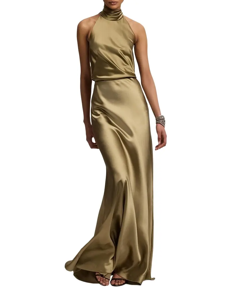 Ralph Lauren Collection Luxury Satin Sleeveless Top