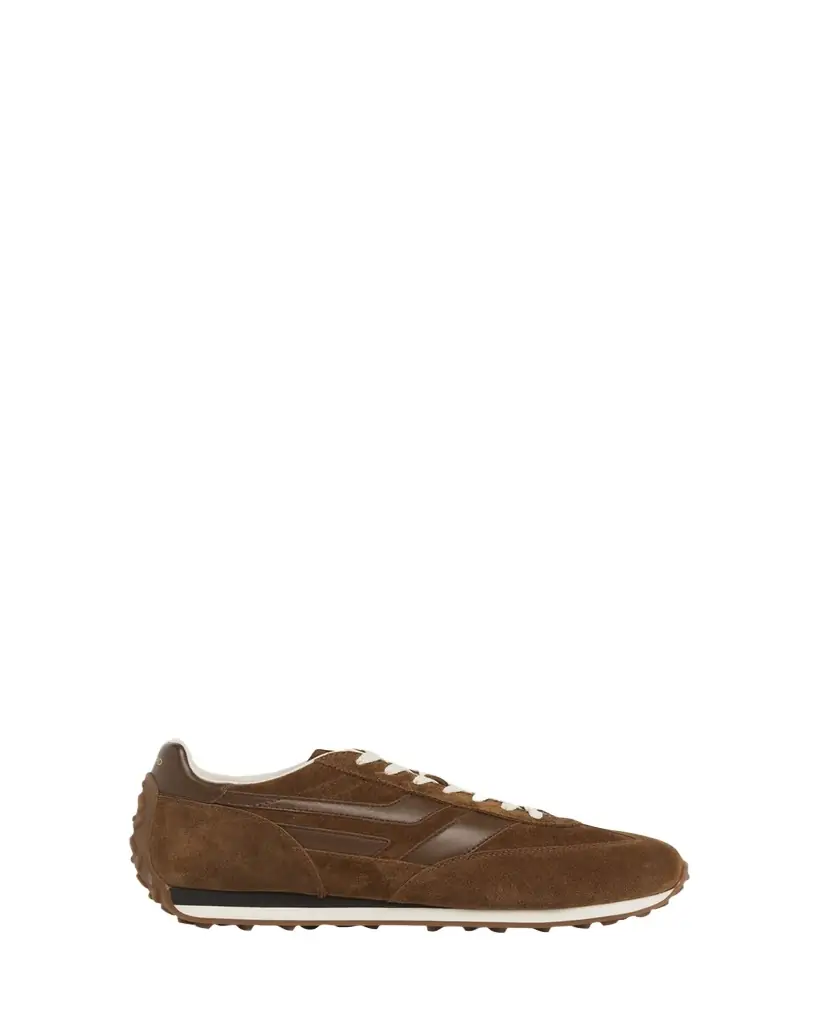 TOM FORD Men's Mick Suede and Leather Low-Top Sneakers
