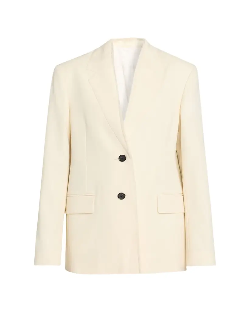 Toteme Raw Lapel Wool Sport Coat