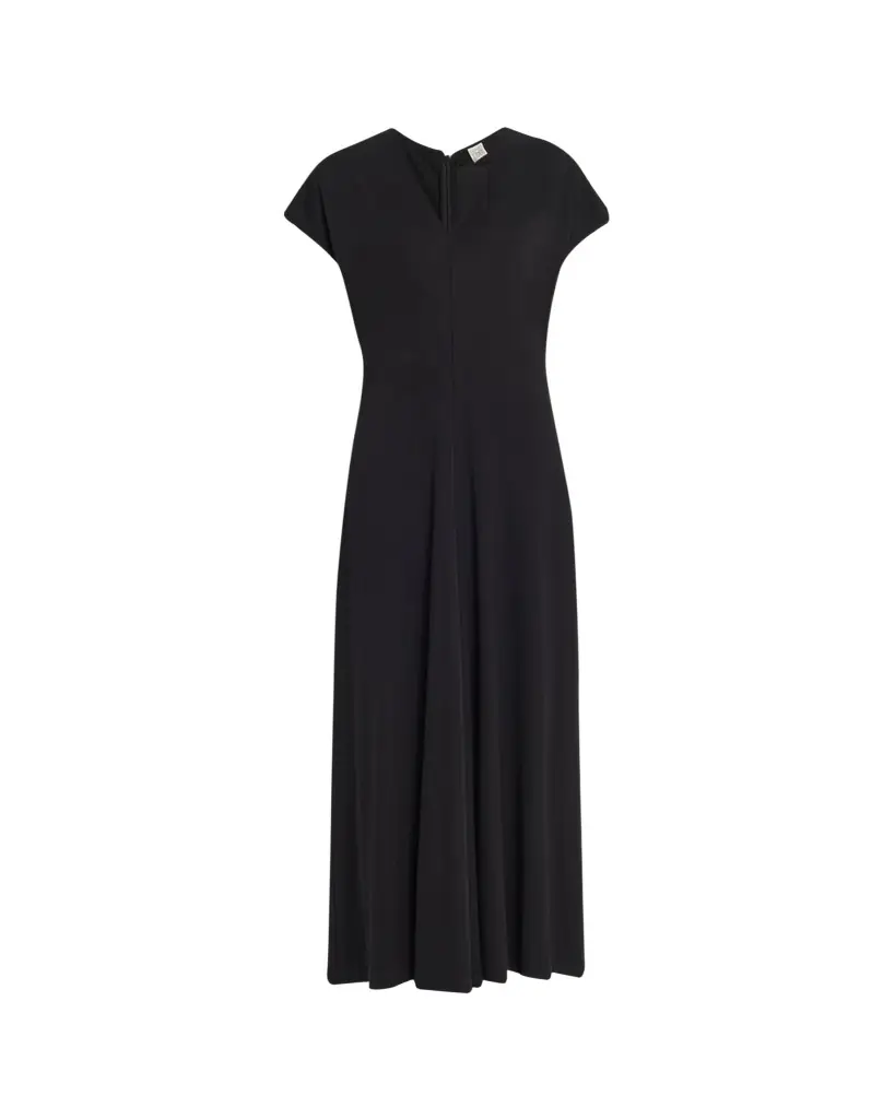 Toteme V-Neck Jersey Dress
