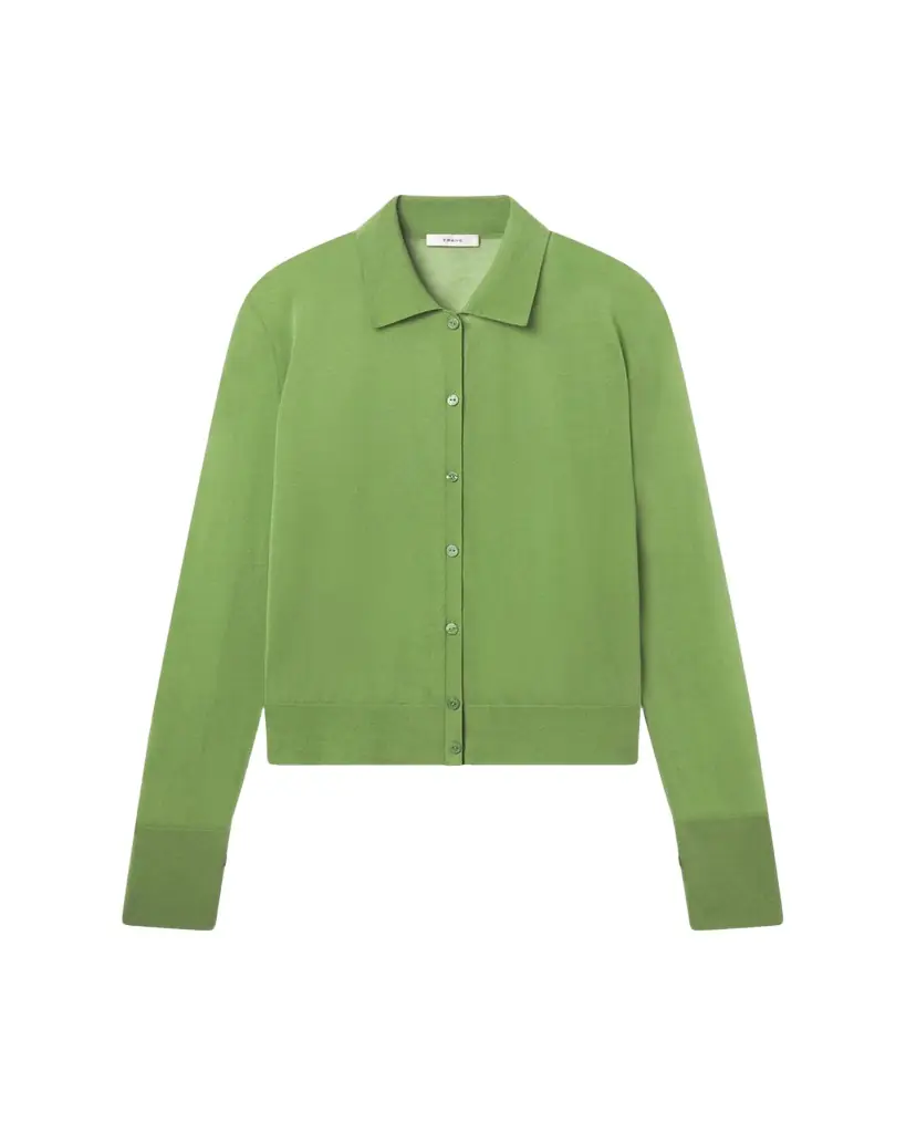FRAME The Collared Cardigan