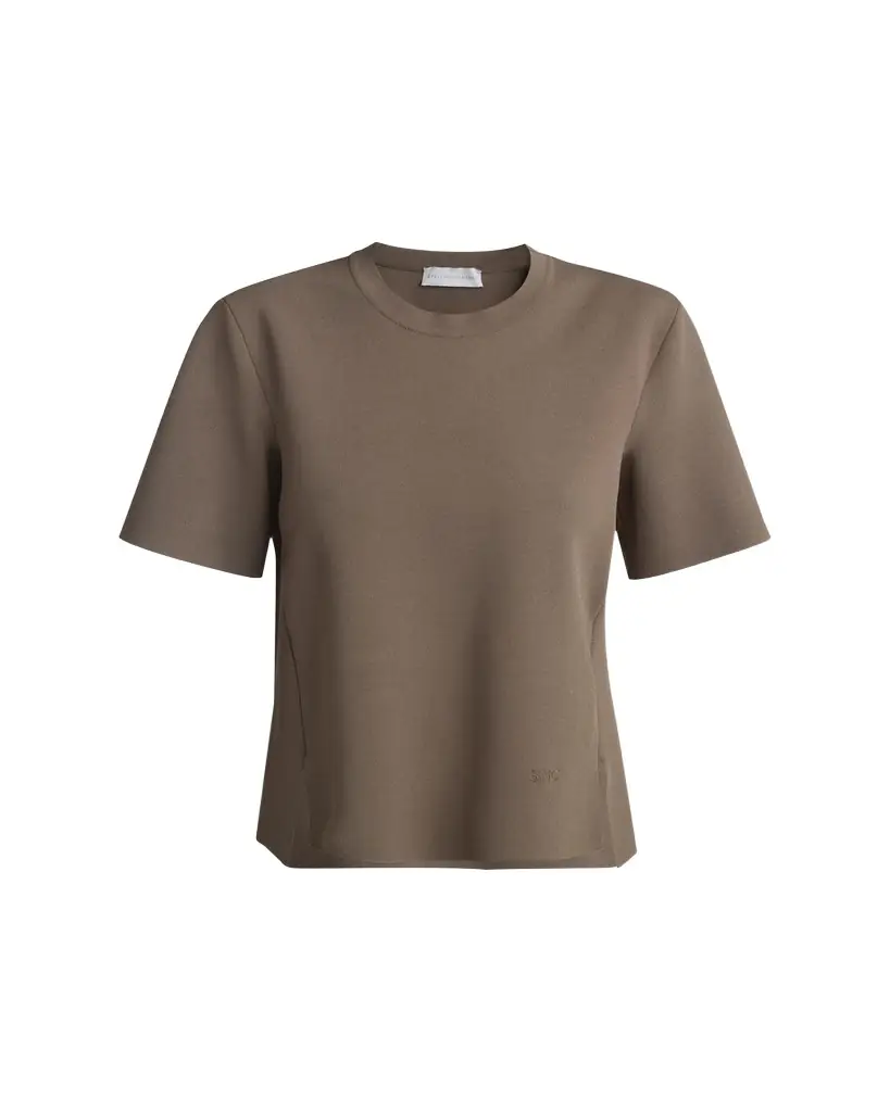 Stella McCartney Iconic Compact Knit Short-Sleeve Top