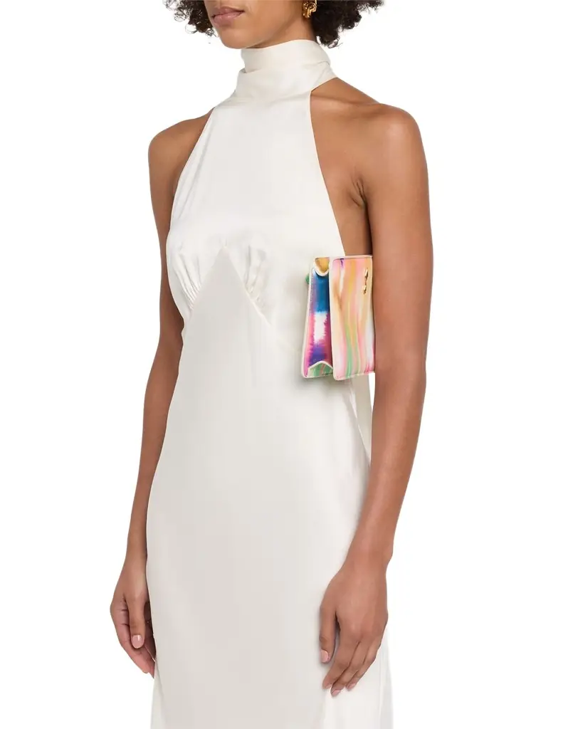 Christian Louboutin Bettina Small Pouch Bag in Tie-Dye Leather