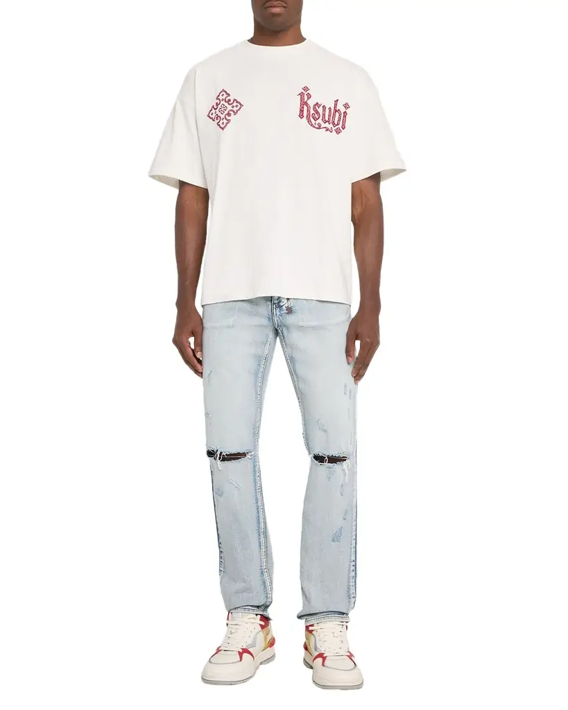 Ksubi Men 's Paise Ekcess Graphic Cotton T-Shirt