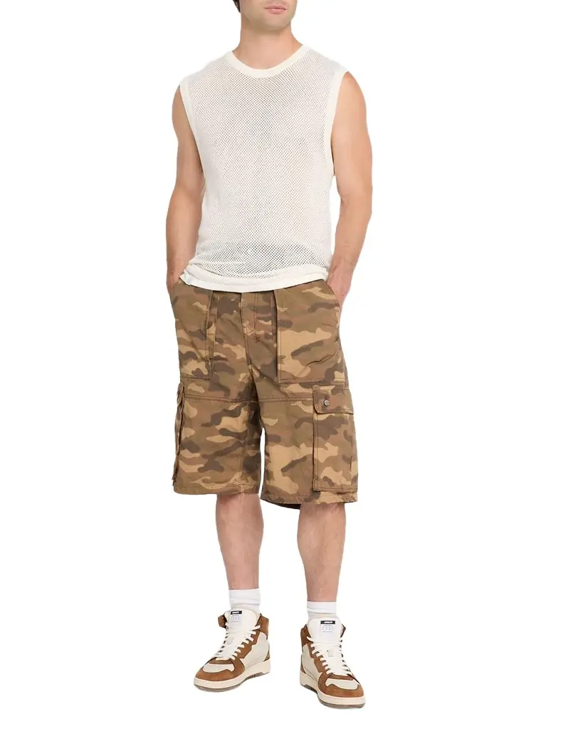 Ksubi Men 's Troop Camo-Print Cargo Shorts