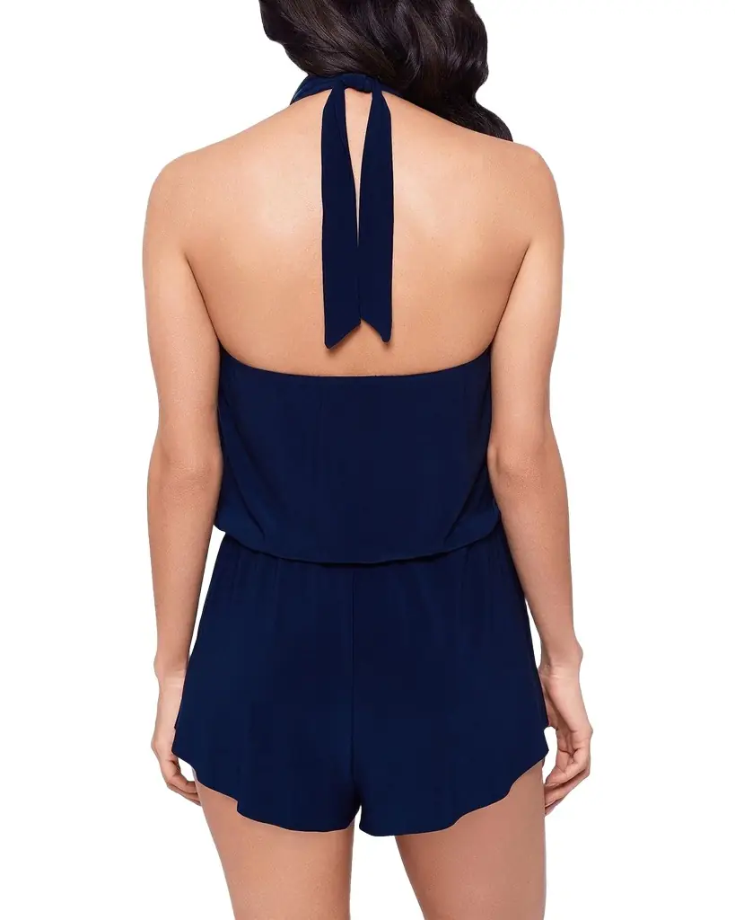 Magicsuit Solid Piper Romper Coverup