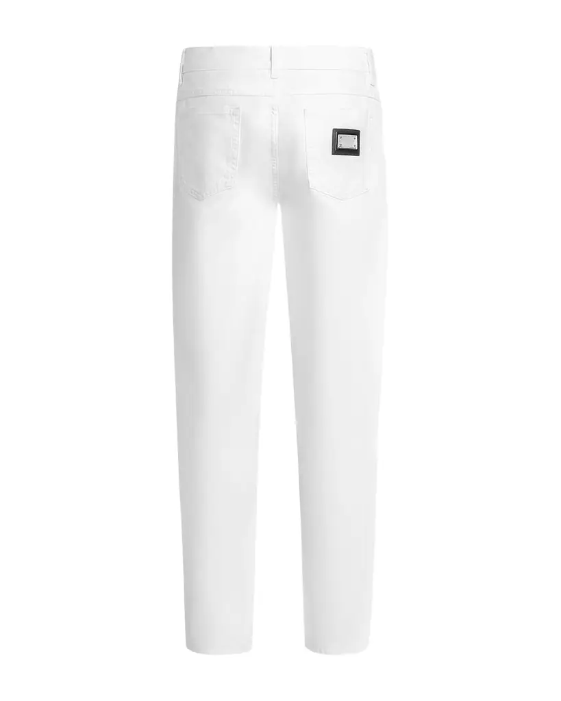 Dolce & Gabbana Men 's White Denim Skinny Jeans