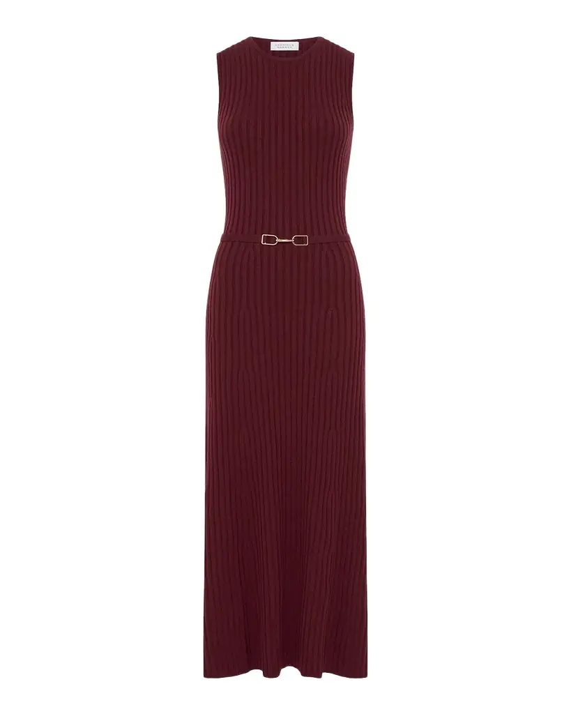 Gabriela Hearst Meier Wool-Cashmere Knit Midi Dress