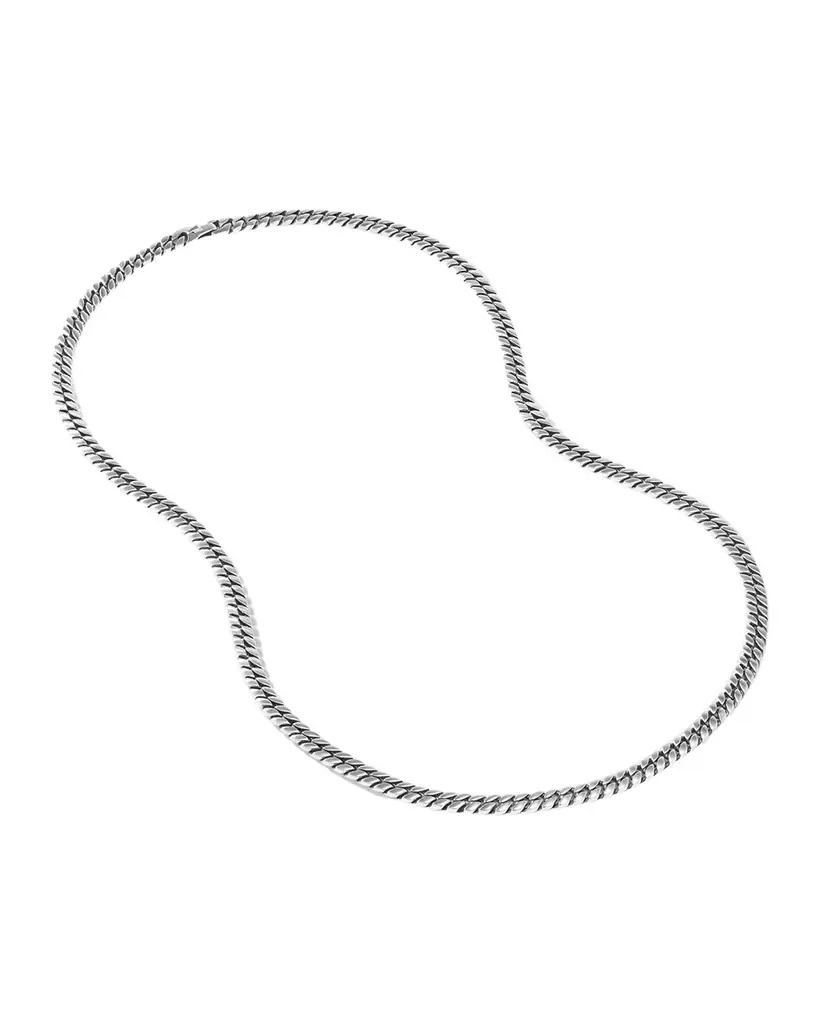 David Yurman Men 's Curb Chain Necklace in Silver, 6mm, 22"L