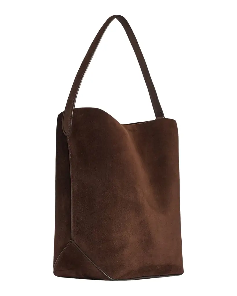 THE ROW Park Medium North-South Tote Bag in Suede