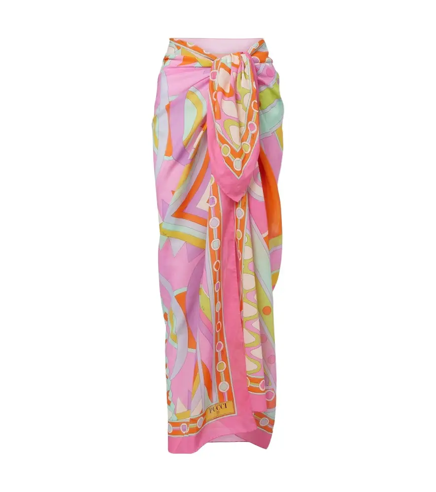 Pucci Manuba cotton beach cover-up