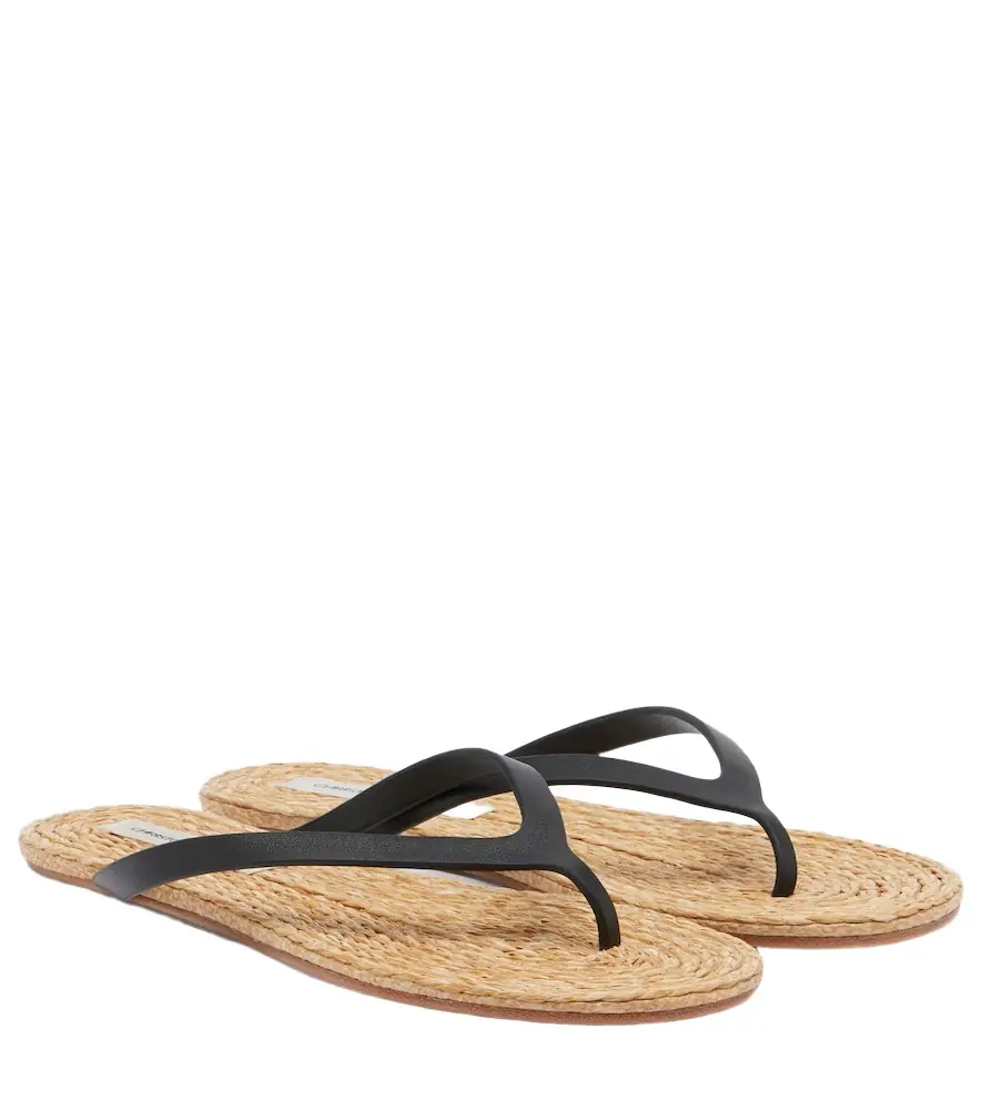 Christopher Esber Palma leather thong sandals