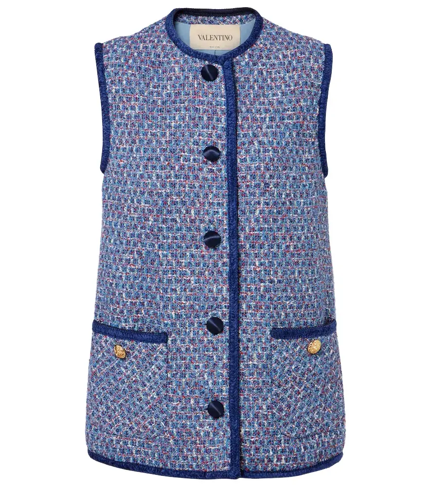 Valentino Tweed vest