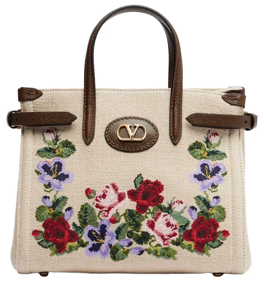 Valentino Garavani Antibes Medium canvas top-handle bag