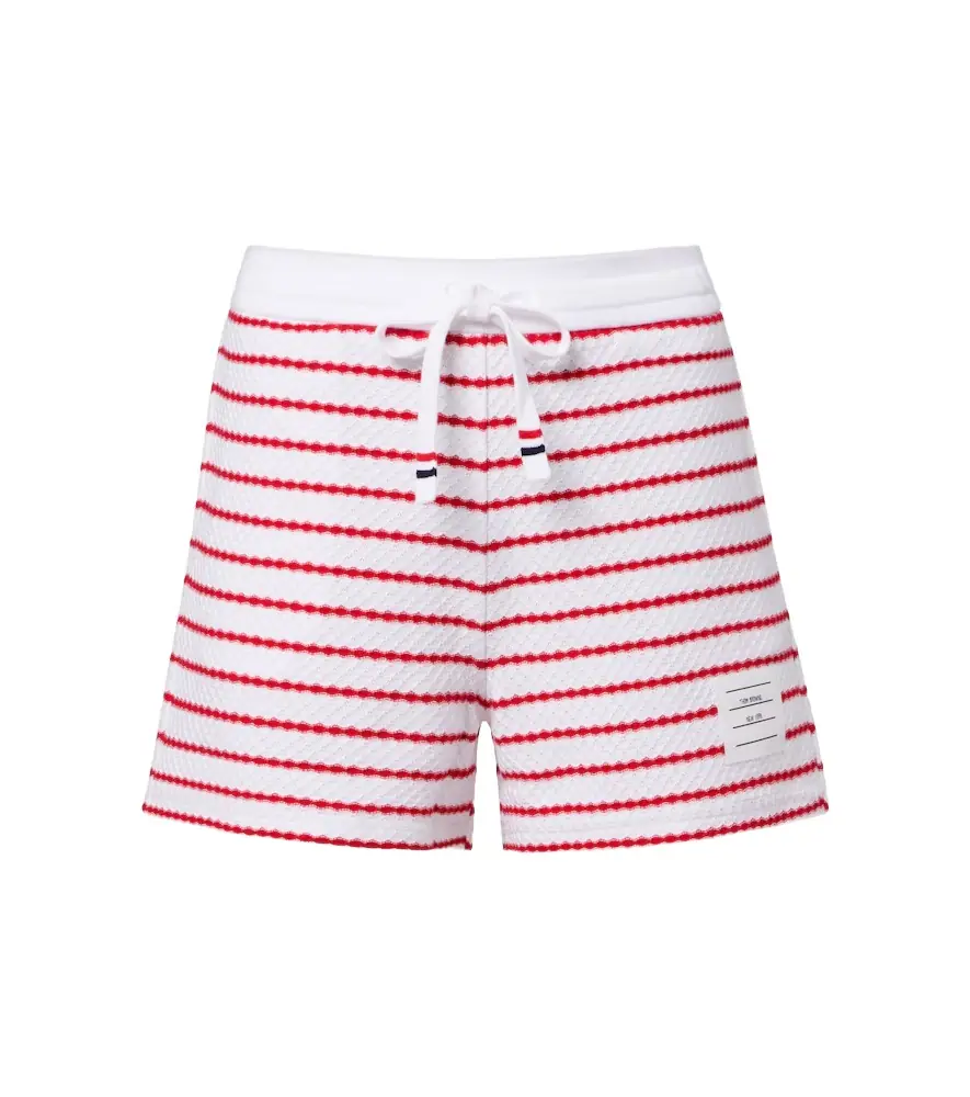 Thom Browne Striped cotton shorts