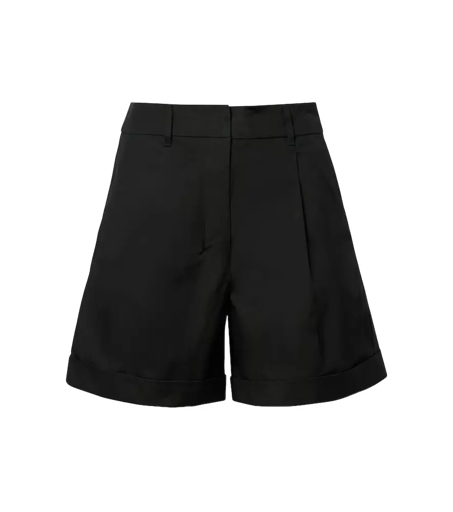 'S Max Mara Cotton poplin shorts