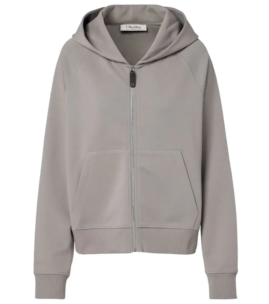 'S Max Mara Cotton-blend jersey hoodie