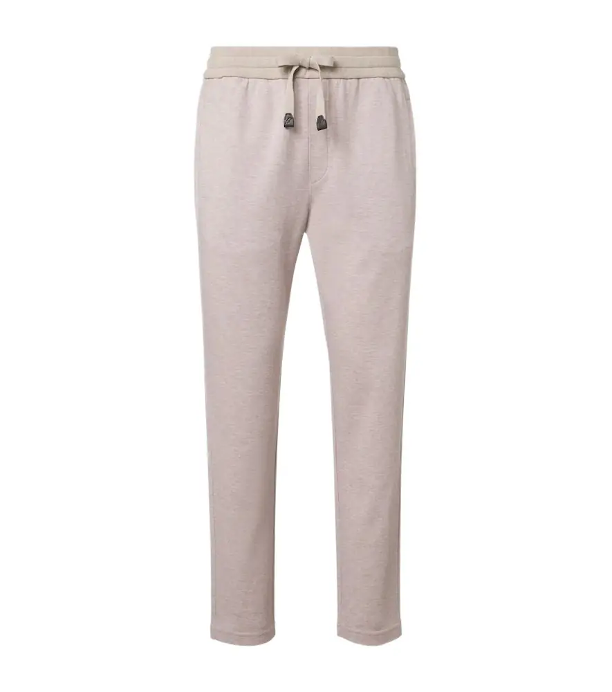 Brioni Cotton-blend sweatpants