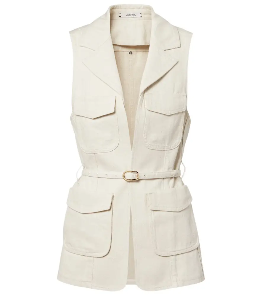 Dorothee Schumacher Summer Of Love belted denim vest