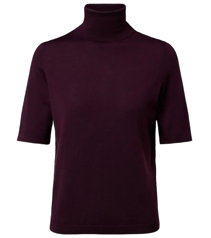 Jardin des Orangers Turtleneck virgin wool sweater