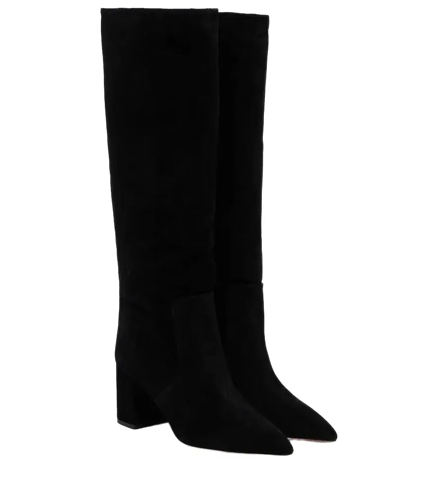 Paris Texas Anja suede knee-high boots