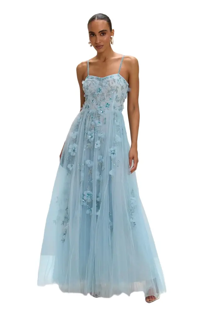 PatBo CRYSTAL MOONLIGHT GOWN