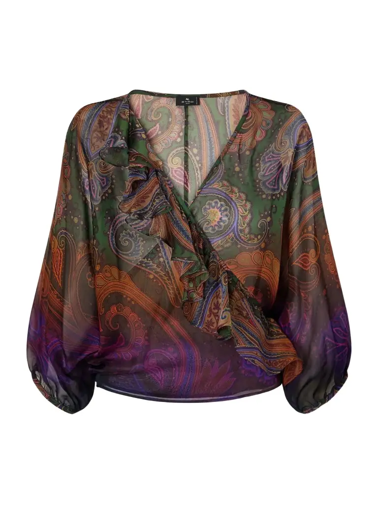 Etro Paisley-printed Silk Blouse