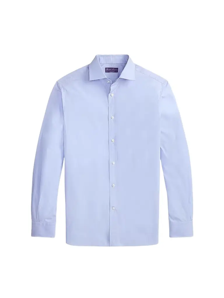 Ralph Lauren Men's End-on-End Cotton Shirt - Medium Blue