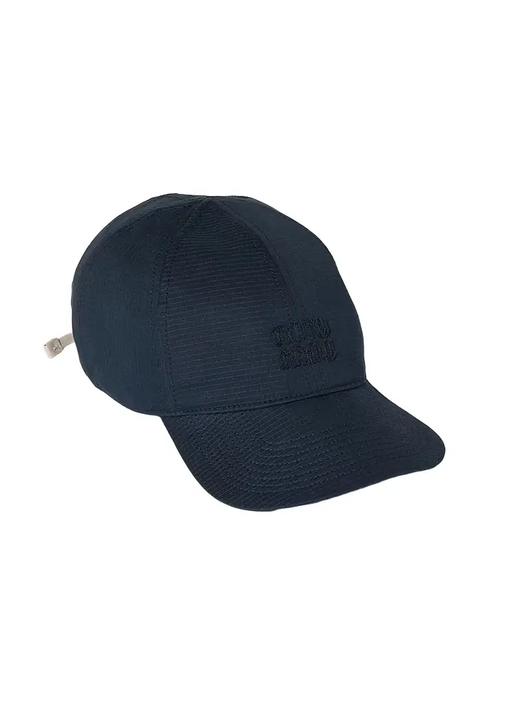 Miu Miu Women's Cotton Baseball Cap - Blue - Women's Accessories