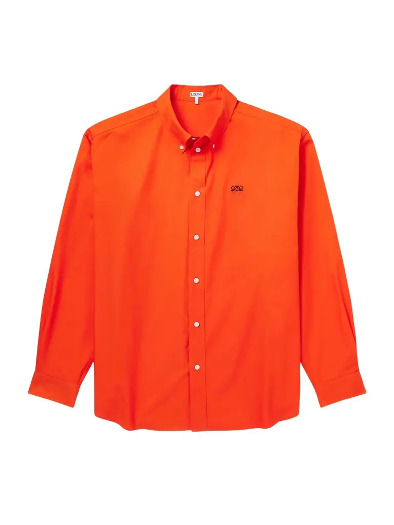 Loewe Anagram-Embroidered Cotton Shirt - Men