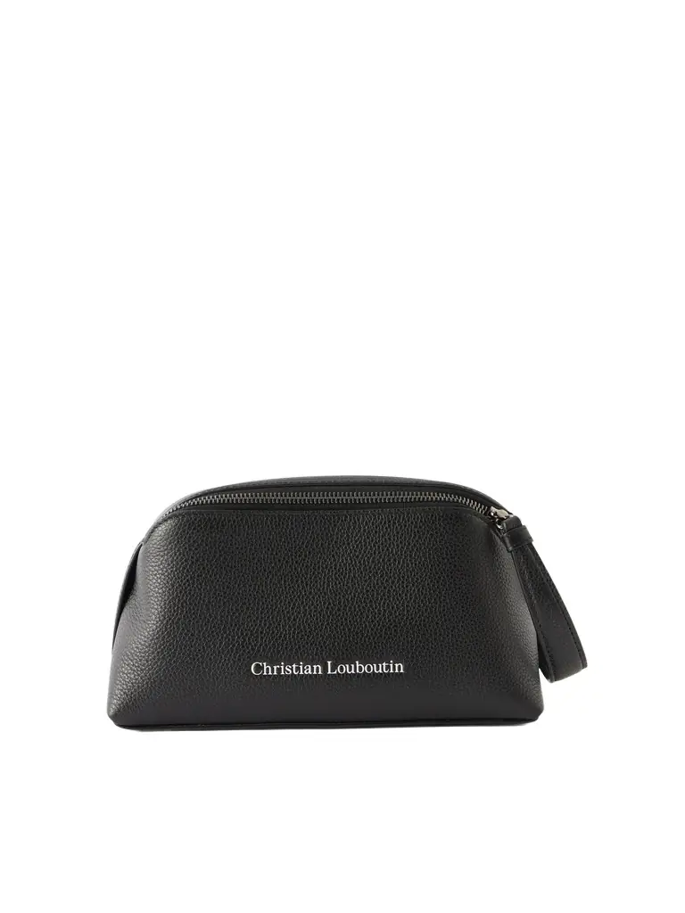 Christian Louboutin Canopy Logo-Embossed Leather Pouch - Men