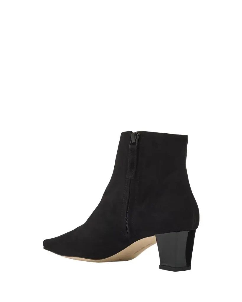 Manolo Blahnik Jaima Suede Side-Zip Ankle Boots