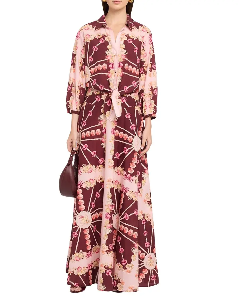 Cara Cara Gabriella Floral Poplin Maxi Skirt