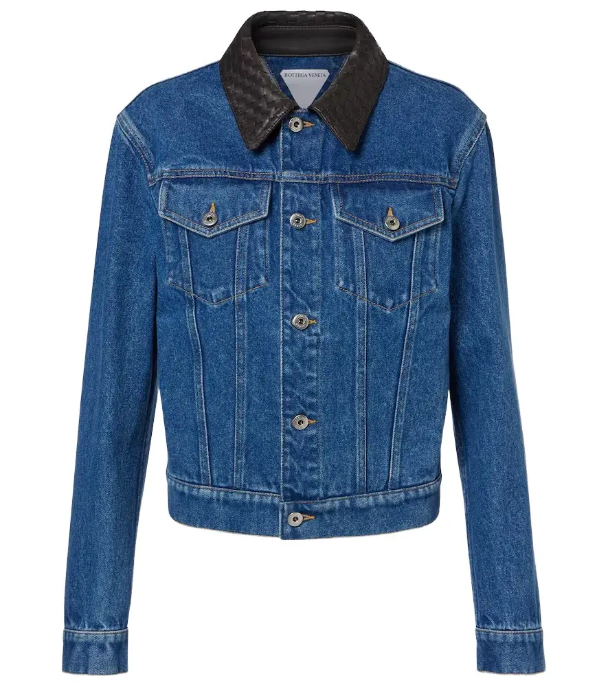 Bottega Veneta Intrecciato denim jacket