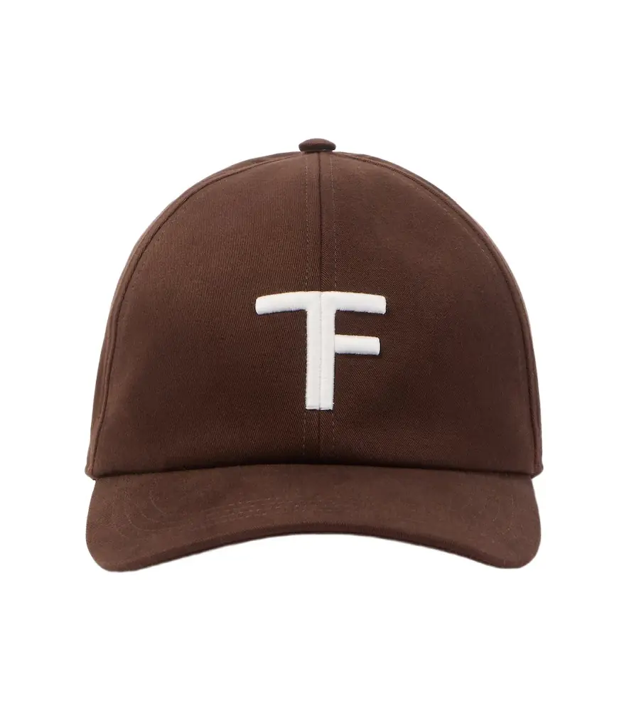 Tom Ford ogo cotton canvas baseball cap