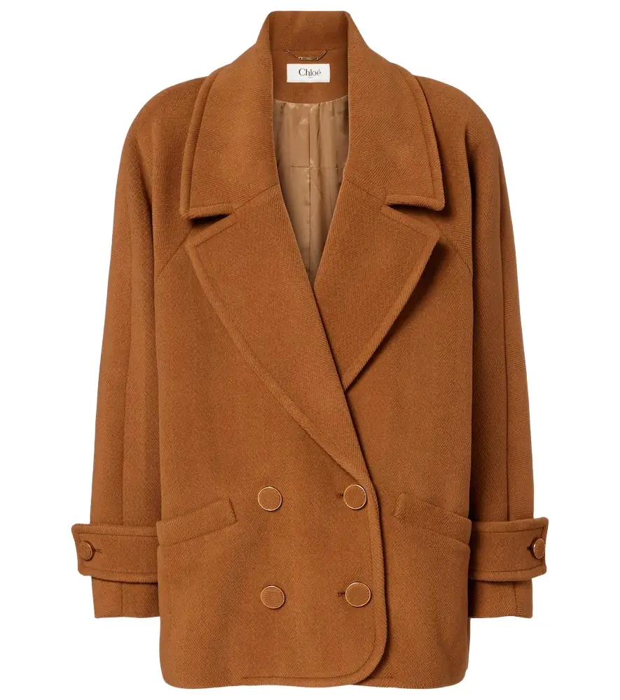 Chloe Chloé Double-breasted virgin-wool coat