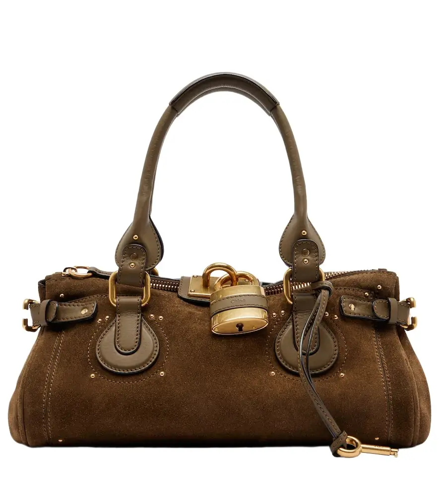 Chloe Chloé Paddington Medium suede shoulder bag