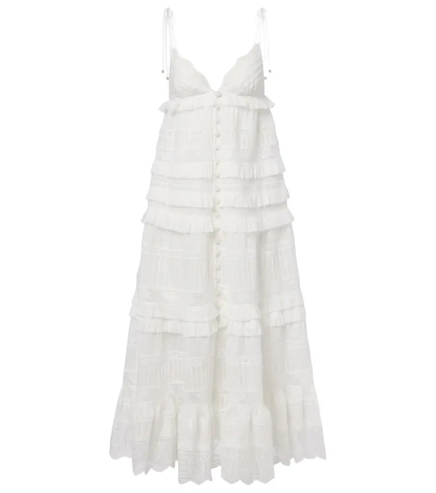 Zimmermann Solstice cotton midi dress