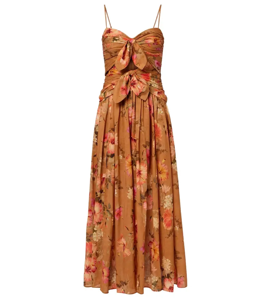 Zimmermann Mahon floral silk maxi dress